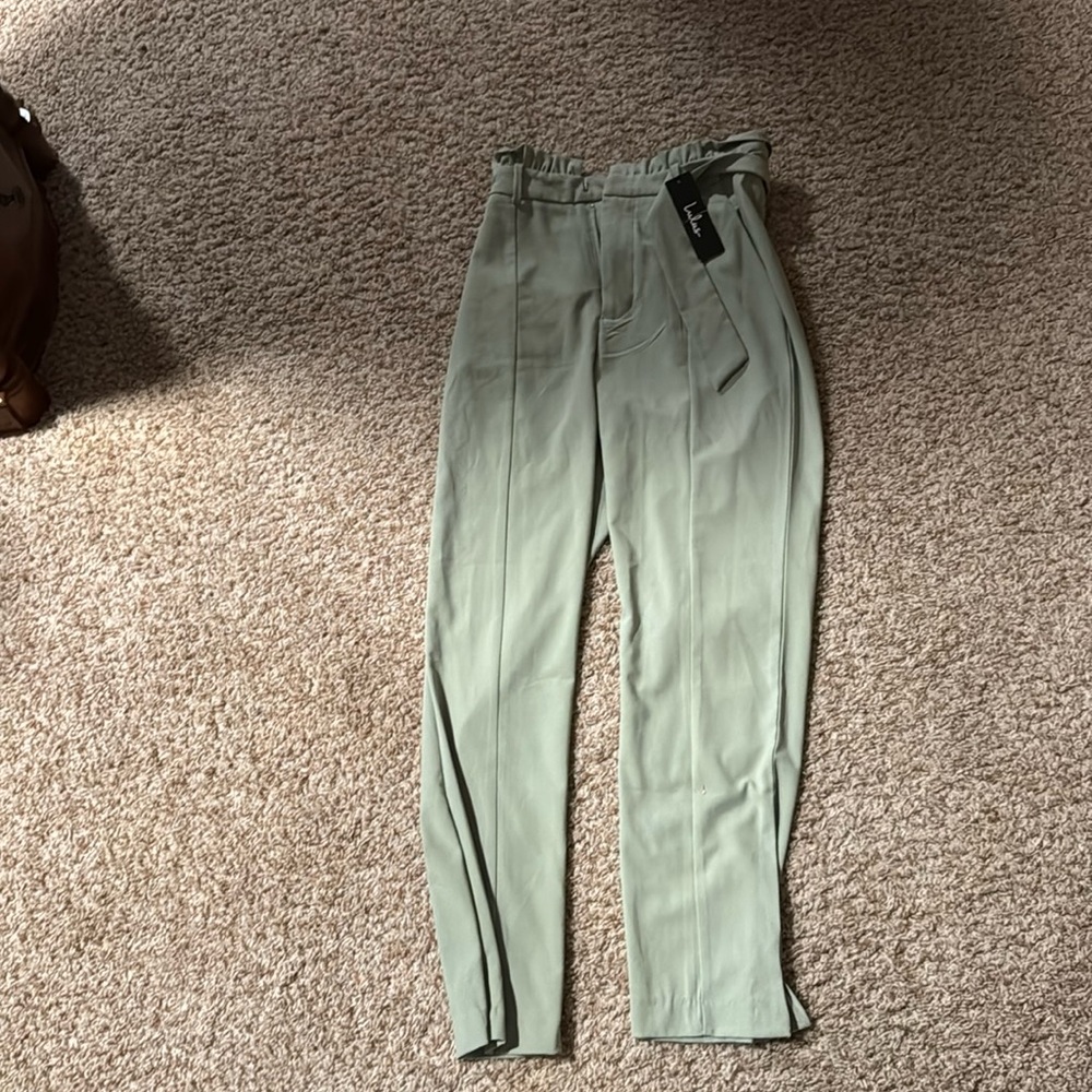 Lulus small green dress pants